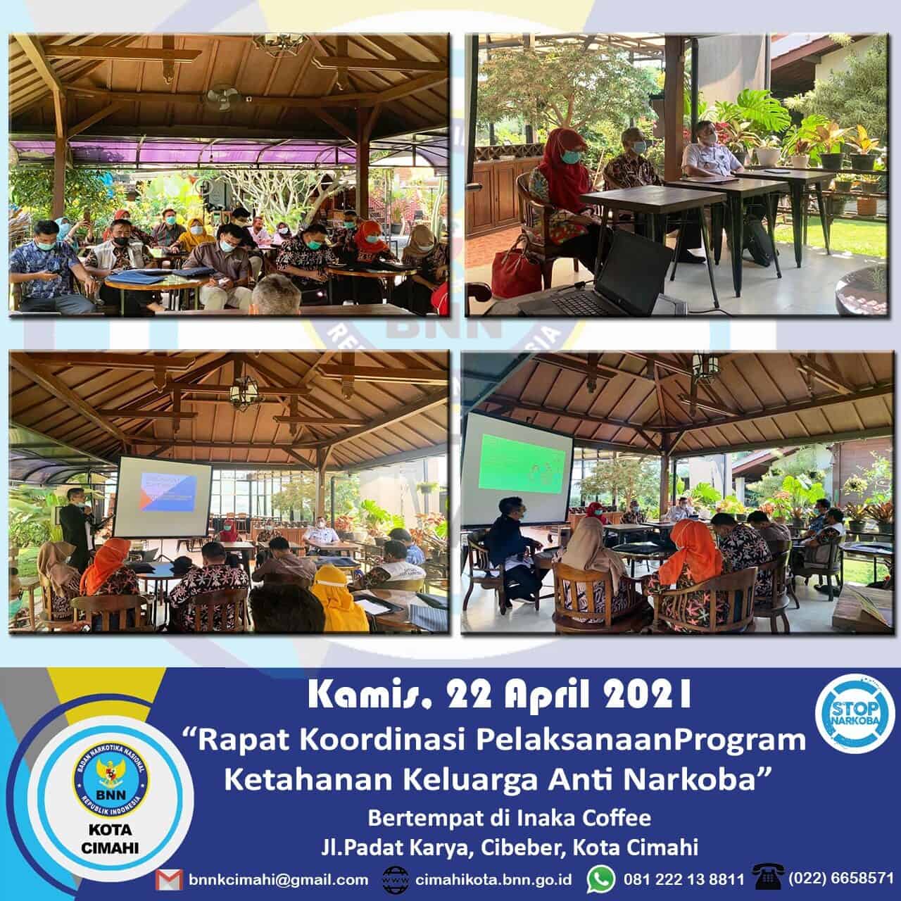 BNN Kota Cimahi Gelar Rakor Pelaksanaan Program Ketahanan Keluarga Anti Narkoba BNN Kota Cimahi Gelar Rakor Pelaksanaan Program Ketahanan Keluarga Anti Narkoba
