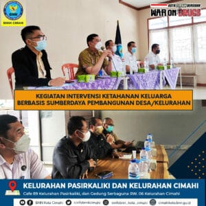 BNN Kota Cimahi melaksanakan Kegiatan Intervensi Ketahanan Keluarga Berbasis Sumberdaya Pembangunan Desa/Kelurahan