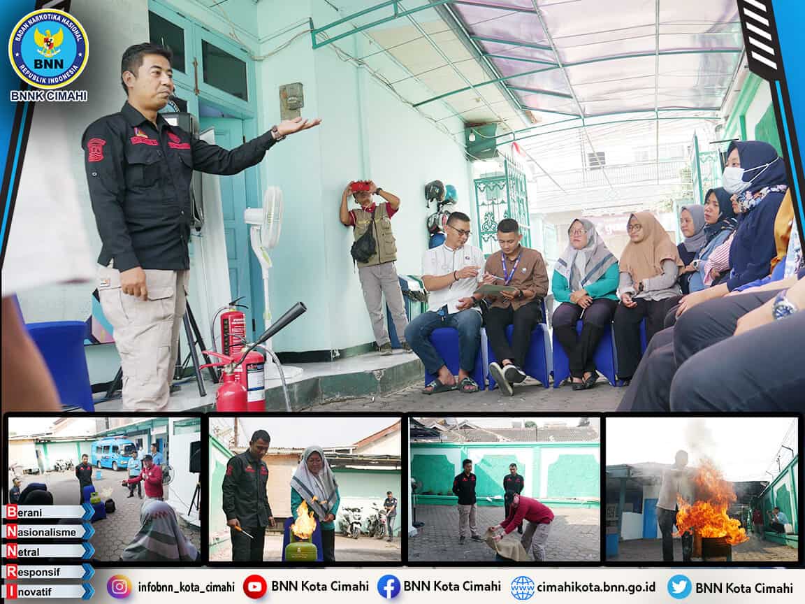 BNN KOTA CIMAHI BEKERJASAMA DENGAN DAMKAR KOTA CIMAHI GUNA TANGGAP DALAM PENCEGAHAN DAN PENANGGULANGAN KEBAKARAN BNN KOTA CIMAHI BEKERJASAMA DENGAN DAMKAR KOTA CIMAHI GUNA TANGGAP DALAM PENCEGAHAN DAN PENANGGULANGAN KEBAKARAN