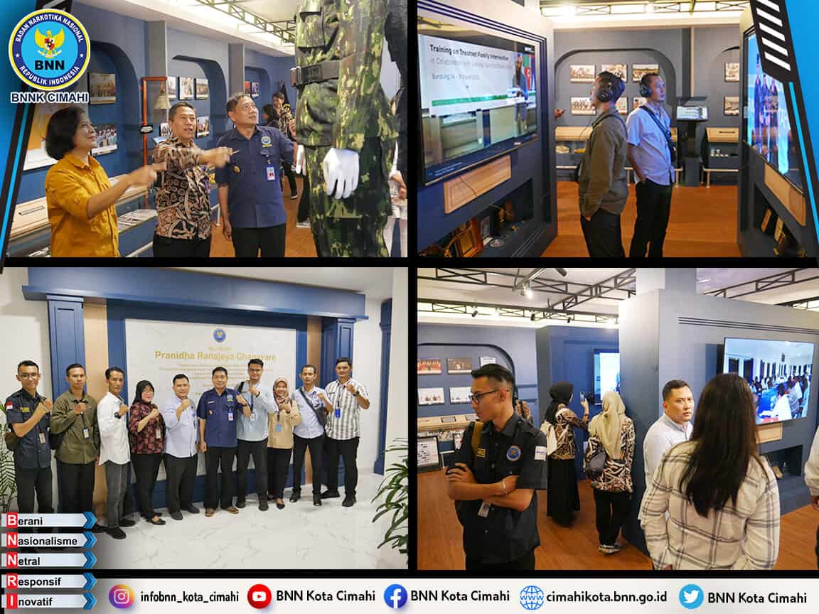 PERSONEL BNN KOTA CIMAHI KUNJUNGI MUSEUM BNN RI PERSONEL BNN KOTA CIMAHI KUNJUNGI MUSEUM BNN RI
