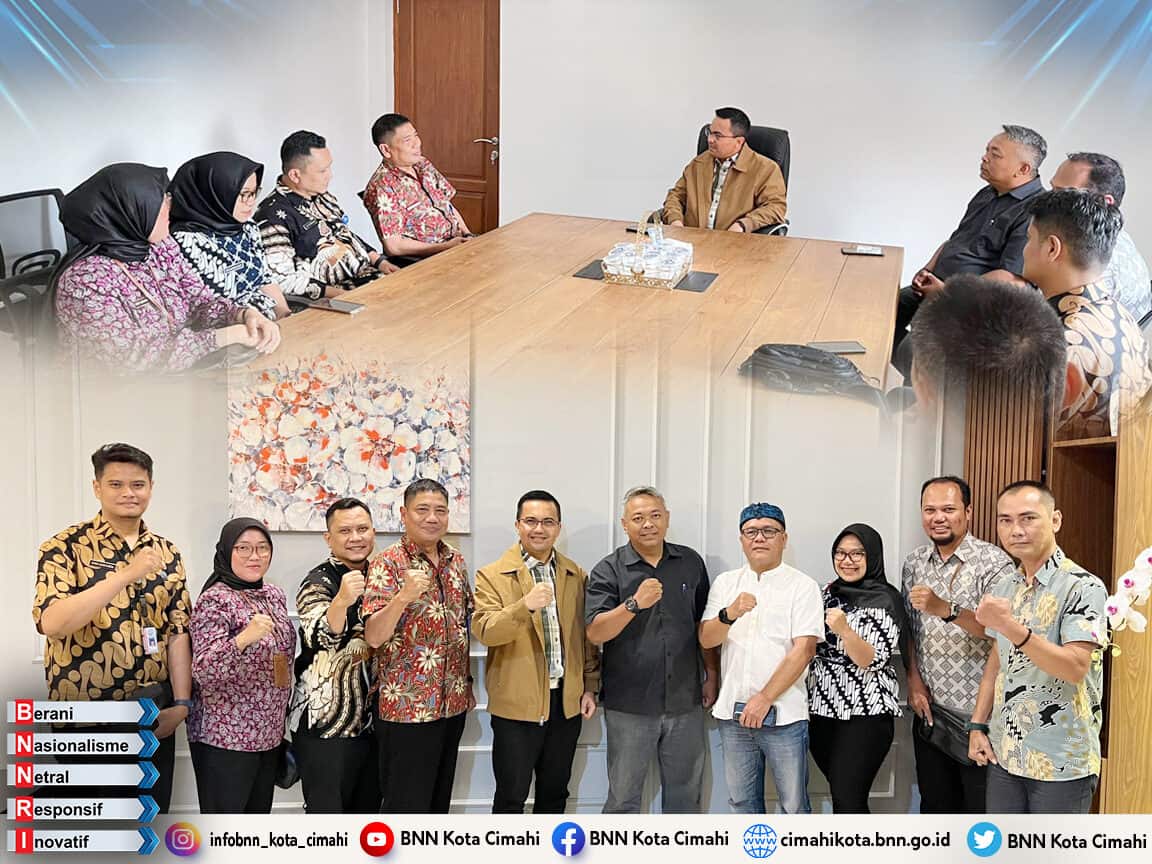 AUDIENSI DENGAN WABUP, KEPALA BNN KOTA CIMAHI BAHAS PELAKSANAAN PROGRAM P4GN TAHUN 2024 DI WILAYAH KABUPATEN BANDUNG BERTEMU DENGAN WABUP, KEPALA BNN KOTA CIMAHI AUDIENSI PELAKSANAAN PROGRAM P4GN TAHUN 2024 DI WILAYAH KABUPATEN BANDUNG