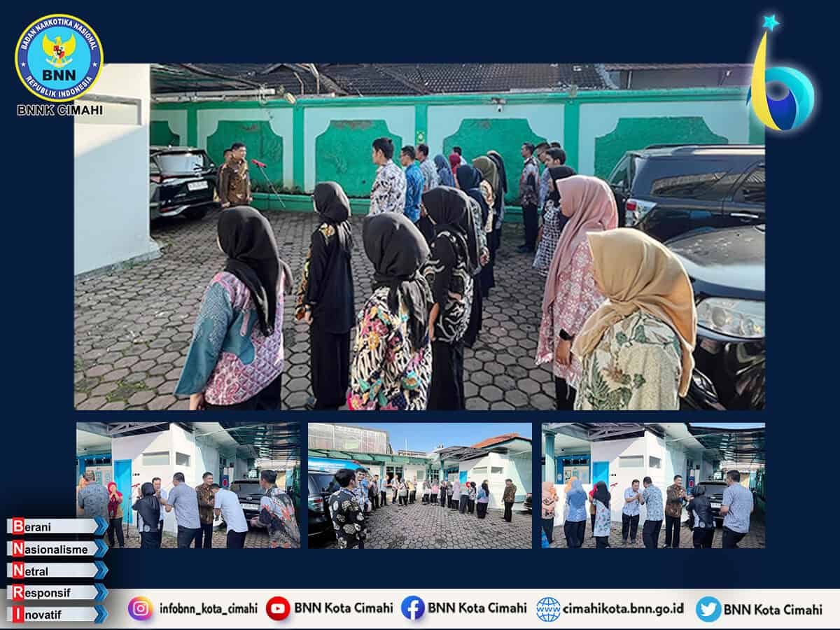 BNN KOTA CIMAHI GELAR APEL DAN HALALBIHALAL BNN KOTA CIMAHI GELAR APEL DAN HALALBIHALAL