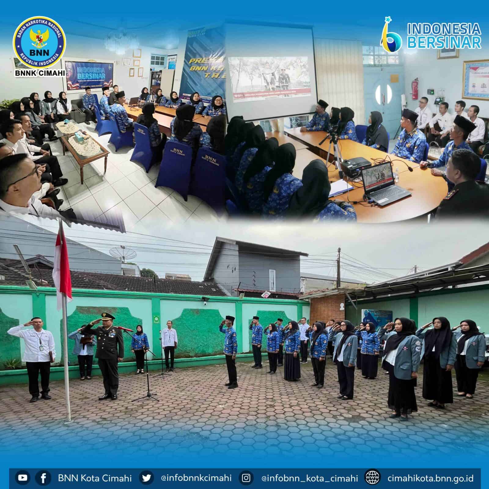 BNNK CIMAHI GELAR UPACARA HARI LAHIR PANCASILA TAHUN 2024 BNNK CIMAHI GELAR UPACARA HARI LAHIR PANCASILA TAHUN 2024