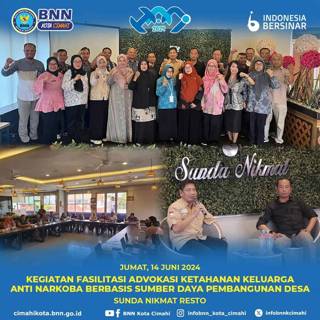 BNNK CIMAHI GELAR RAKOR DALAM RANGKA FASILITASI ADVOKASI PROGRAM KETAHANAN KELUARGA ANTI NARKOBA BERBASIS SUMBERDAYA PEMBANGUNAN DESA BNNK CIMAHI GELAR RAKOR DALAM RANGKA FASILITASI ADVOKASI PROGRAM KETAHANAN KELUARGA ANTI NARKOBA BERBASIS SUMBERDAYA PEMBANGUNAN DESA
