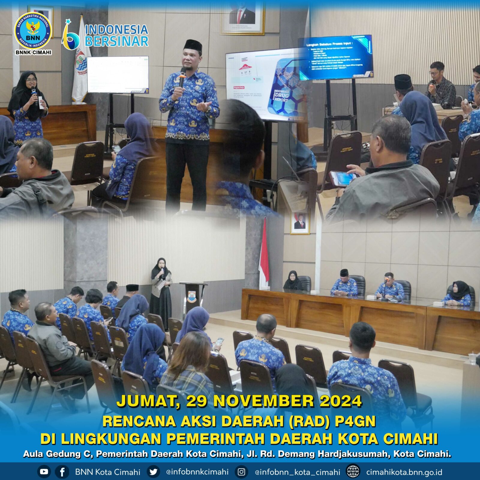 RAPAT KOORDINASI DALAM RANGKA PERSIAPAN PENYUSUNAN RAD P4GN Rapat Koordinasi dalam rangka persiapan penyusunan RAD P4GN