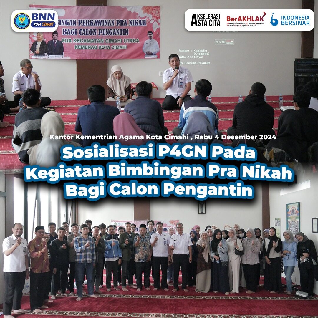 BNN KOTA CIMAHI LAKSANAKAN PENYULUHAN BAHAYA NARKOBA BAGI CALON PENGANTIN BNN KOTA CIMAHI LAKSANAKAN PENYULUHAN BAHAYA NARKOBA BAGI CALON PENGANTIN