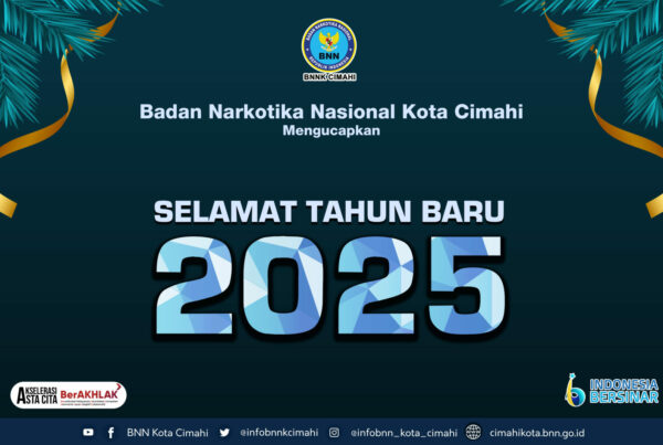 BNN KOTA CIMAHI MENGUCAPKAN SELAMAT TAHUN BARU 2025