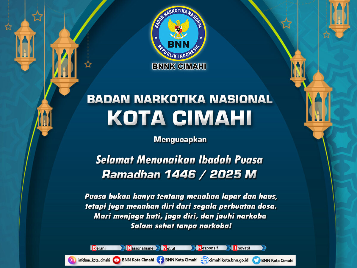 BNN KOTA CIMAHI MENGUCAPKAN SELAMAT MENUNAIKAN IBADAH PUASA BNN KOTA CIMAHI MENGUCAPKAN SELAMAT MENUNAIKAN IBADAH PUASA