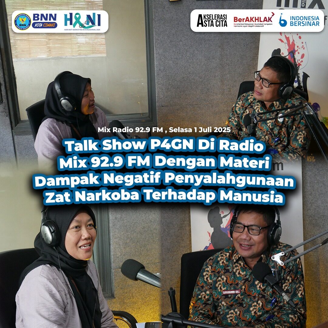 TALKSHOW P4GN DENGAN KEPALA BNNK CIMAHI "DAMPAK NEGATIF PENYALAHGUNAAN ZAT NARKOTIKA TERHADAP MANUSIA" TALKSHOW P4GN DENGAN KEPALA BNNK CIMAHI "DAMPAK NEGATIF PENYALAHGUNAAN ZAT NARKOTIKA TERHADAP MANUSIA"